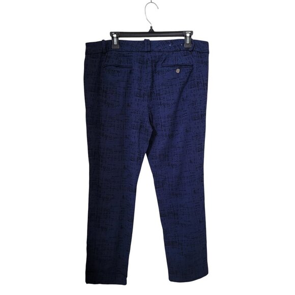 Calvin Klein Size 14 Blue with Black 'Distressing' Pants, Gently Used Condition - Picture 3 of 14